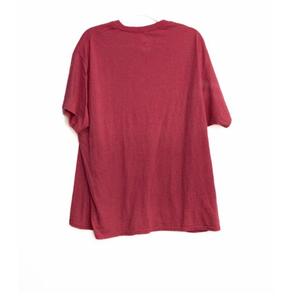 Hanes Tagless Red Crewneck T-Shirt Men’s 2XL - Picture 5 of 8